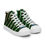 Thumbnail: DS Women’s High-Top Canvas Shoes - Green PastelStripe