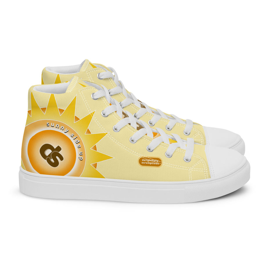 Womens High-Top Shoes Yellow