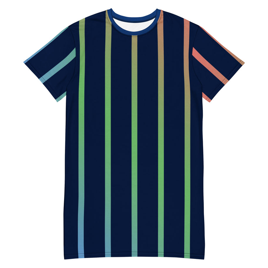 Navy Womens T-Shirt Dress