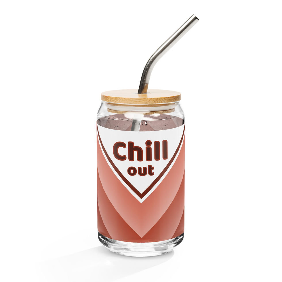 Can-Shaped Glass with optional Straw and Lid