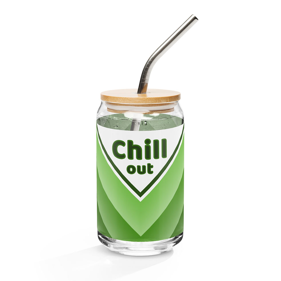 Can-Shaped Glass with optional Straw and Lid