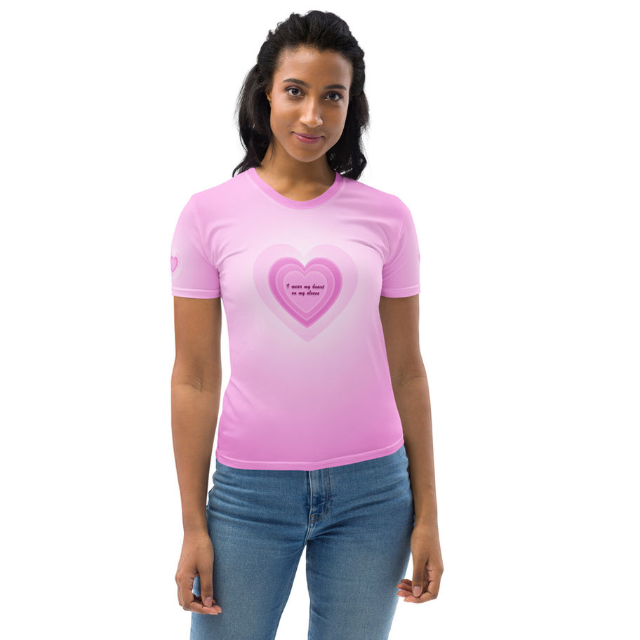 Pink Womens T-Shirt