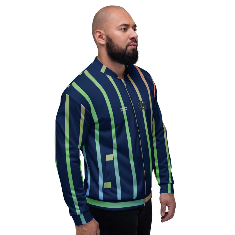 Navy Unisex Bomber Jacket