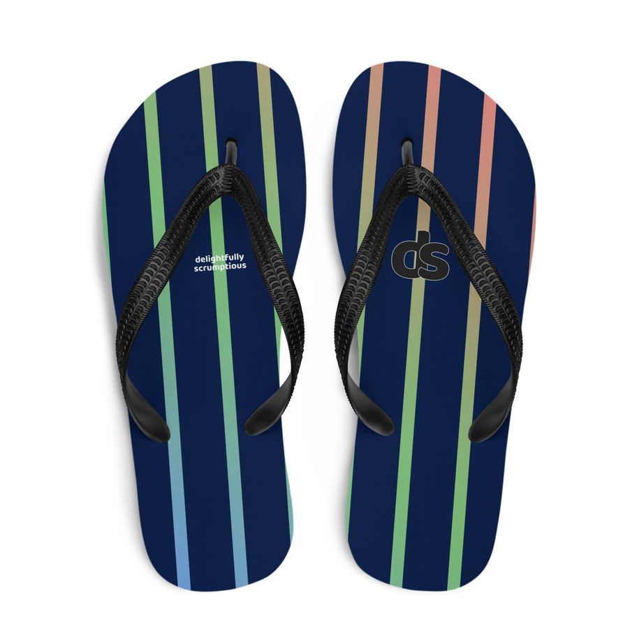 Navy Unisex Flip-Flops