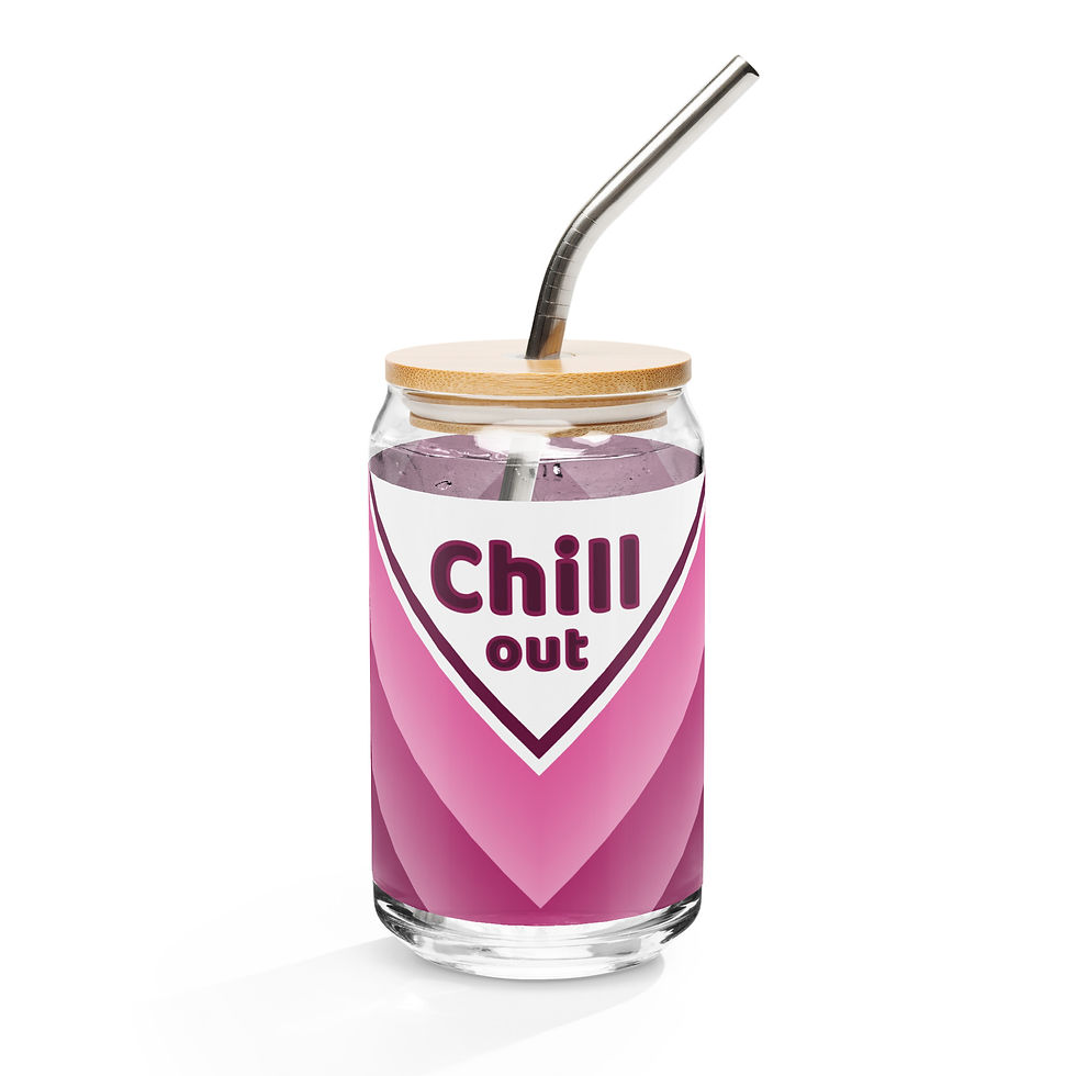 Can-Shaped Glass with optional Straw and Lid