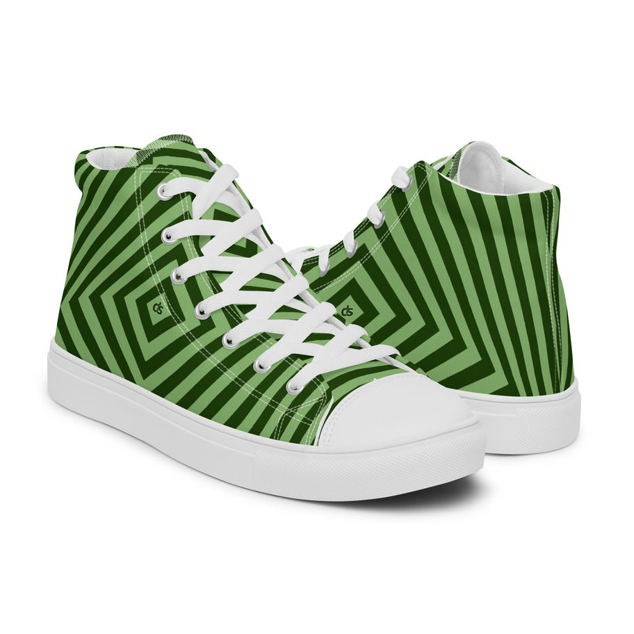 Womens High-Top Shoes Forest Green