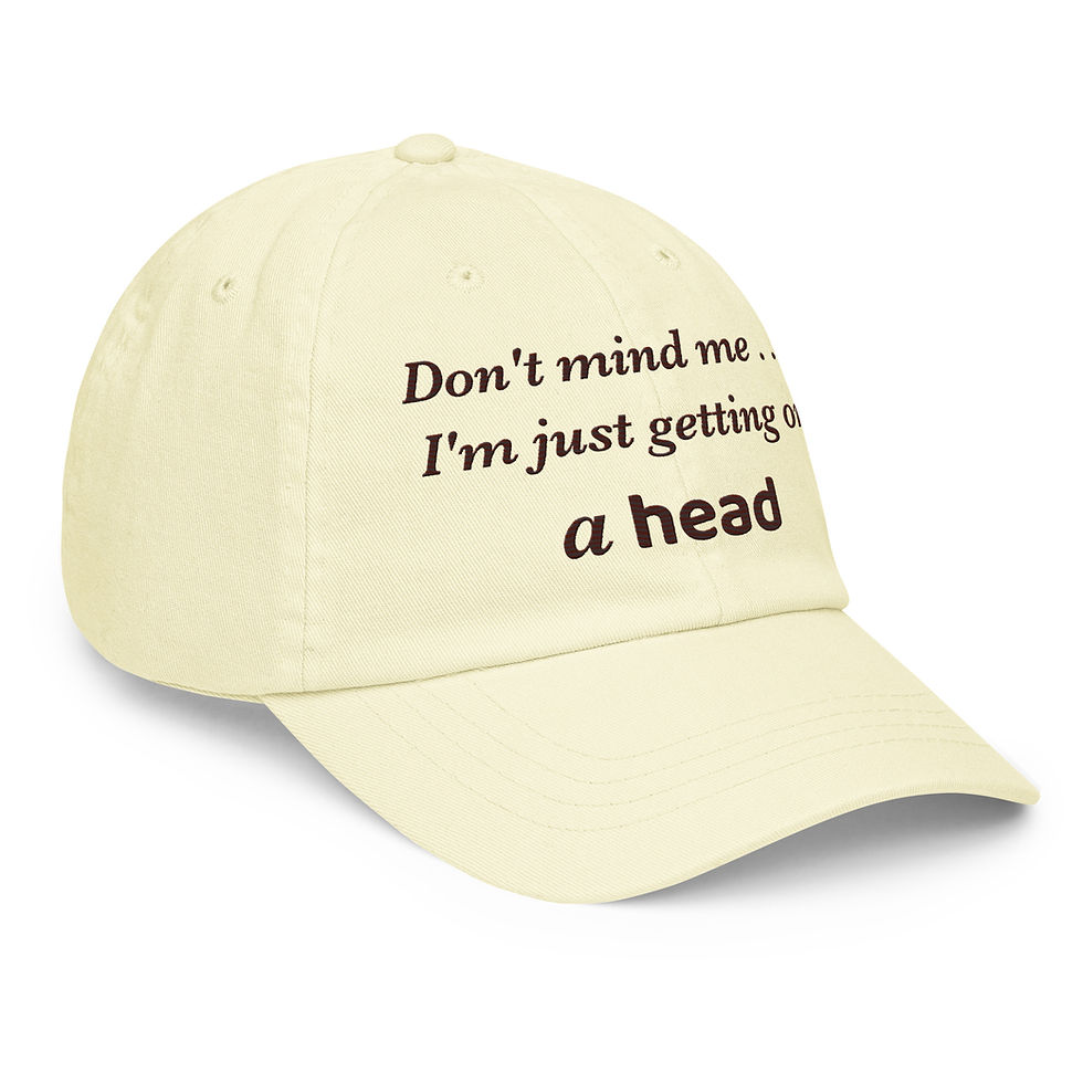 Baseball Cap Yellow