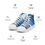 Thumbnail: DS Women’s High-Top Canvas Shoes - Blueberry Stripe