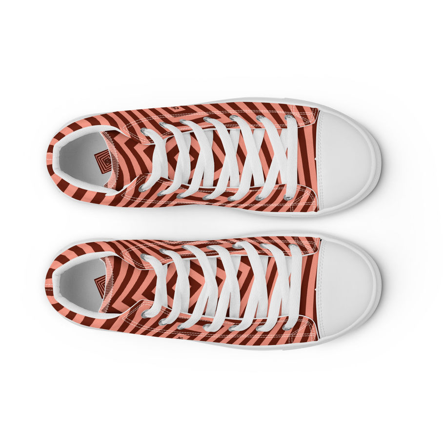 Mens High-Top Shoes Peachy Brown