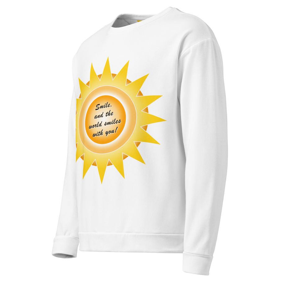 Unisex Sweater Sweatshirt White