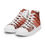 Thumbnail: DS Men’s High-Top Canvas Shoes - PeachyBrown Stripe