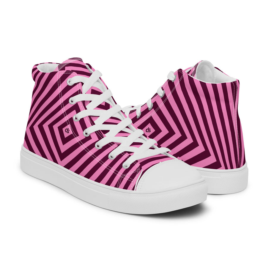 Mens High-Top Shoes Raspberry