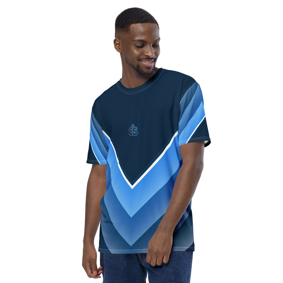 mens t-shirt blueberry stripe