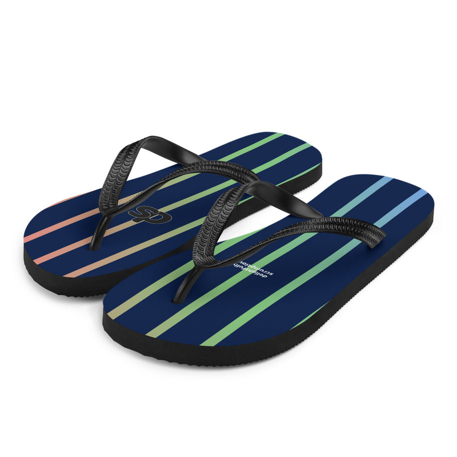 Navy Unisex Flip-Flops