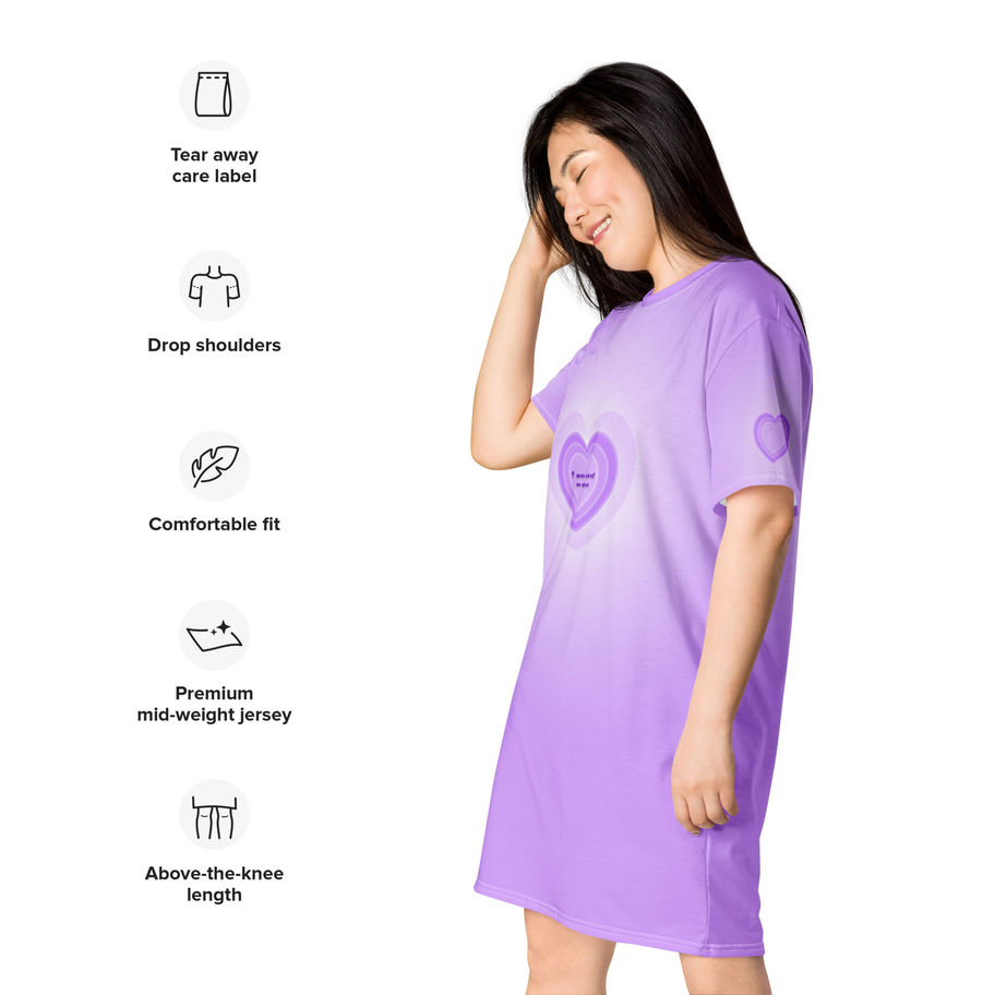 Lilac Women's T-Shirt Dress