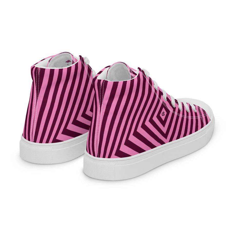 Mens High-Top Shoes Raspberry