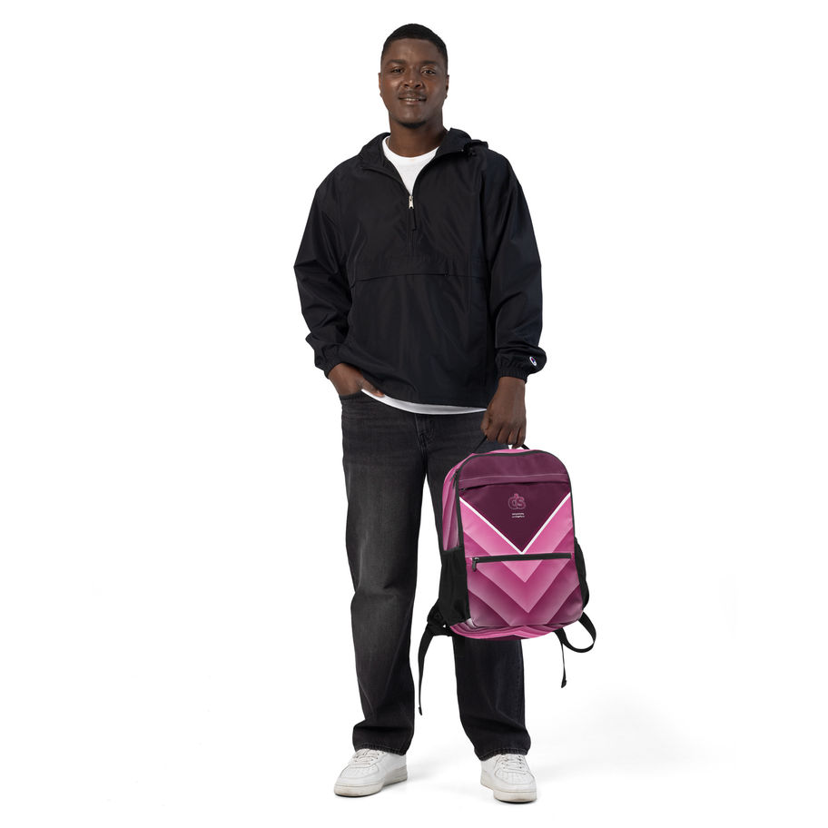 utility backpack medium raspberry
