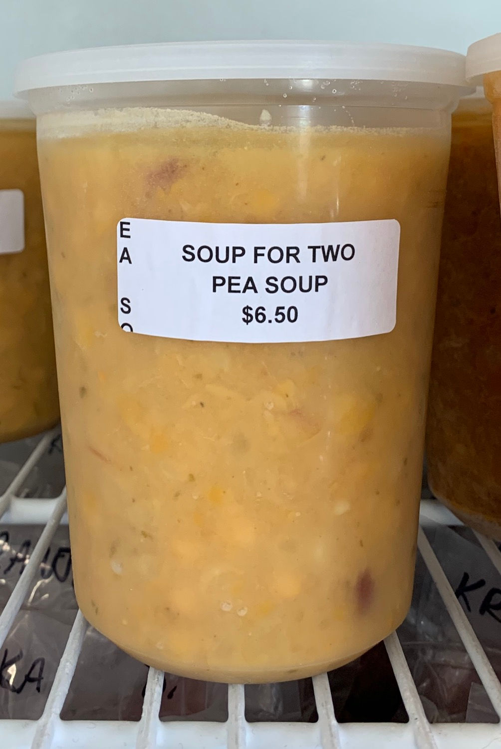 SOUP FOR TWO PEA SOUP