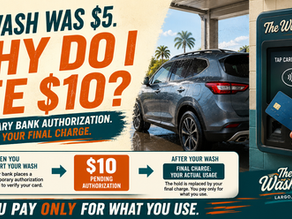 Why Is My Bank Showing a $10 Hold When My Wash Cost Less?