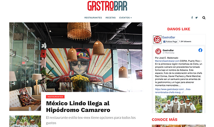 Picture of a Mexican restaurant I wrote about the week of its oepning