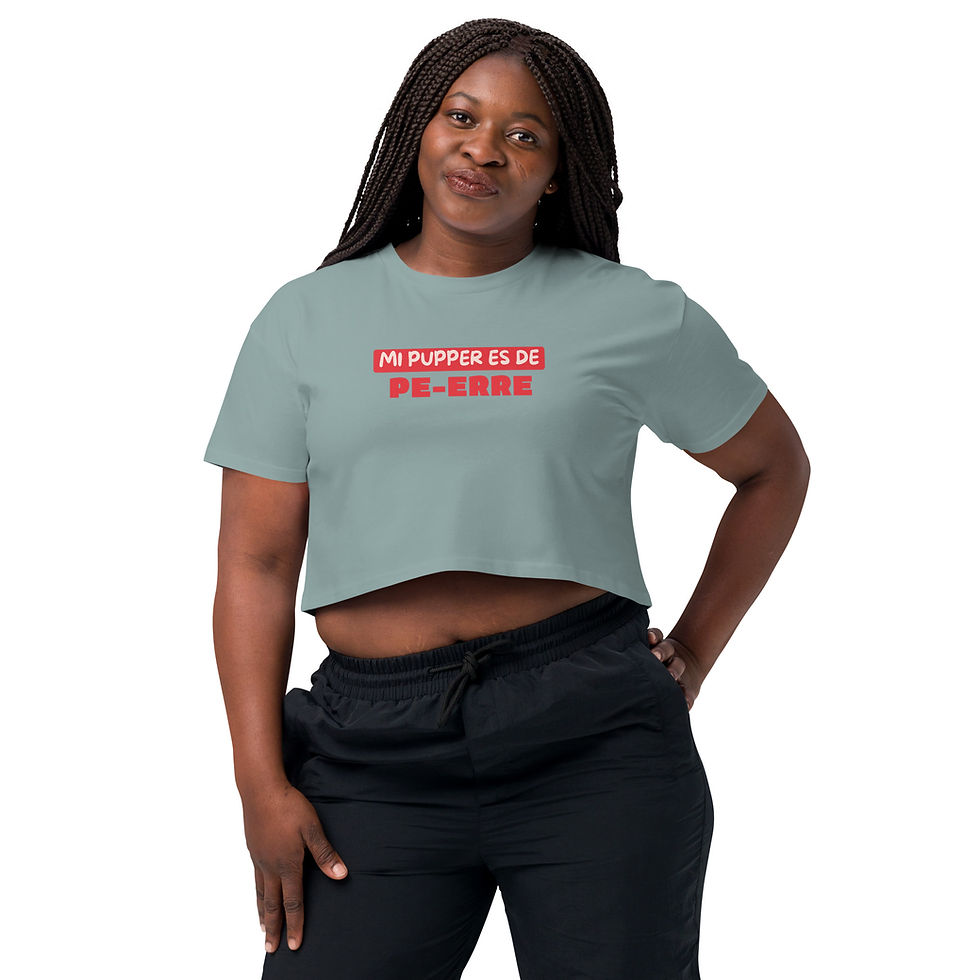 Thumbnail: Mi Pupper es de PR Red Crop Top