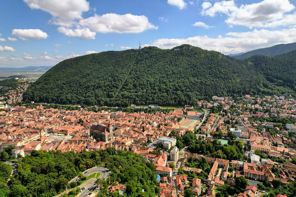 Mountain View of Brasov, Romania