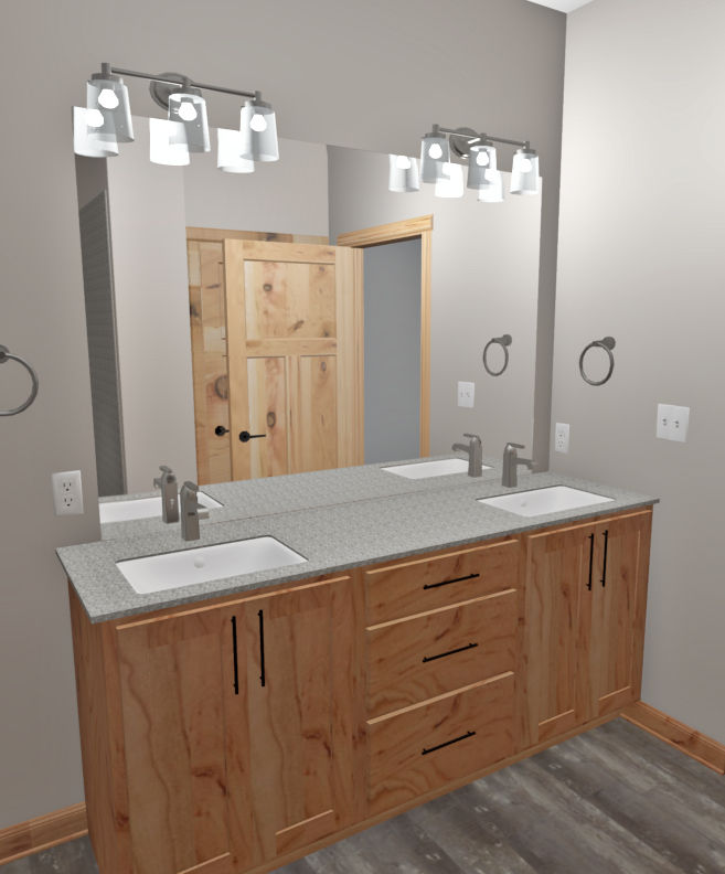 Rustic Cherry Vanity