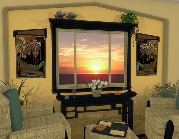 jshurddesign-Coming and Going hand-knotted tapestry in Tibetan Wool