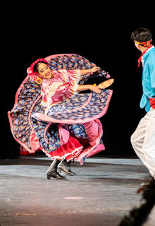 Performer in traditional costume