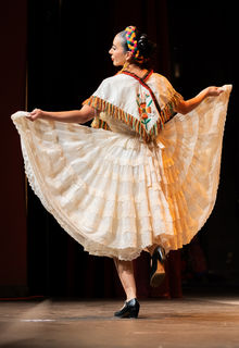 Dancer in studio
