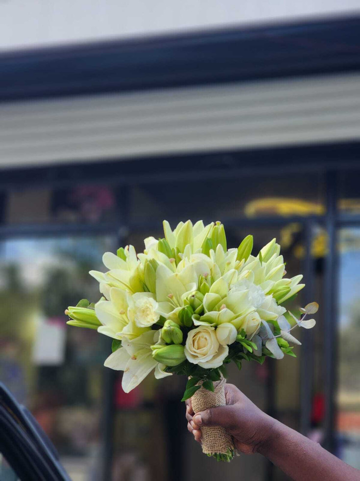 Bridal Flower Bouquet is a luxurious masterpiece, meticulously crafted to enhance your wedding day.