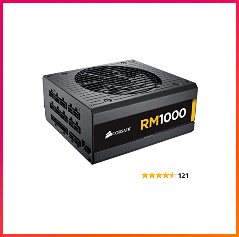 CORSAIR RM SERIES, RM1000, 1000W, 80+ GOLD