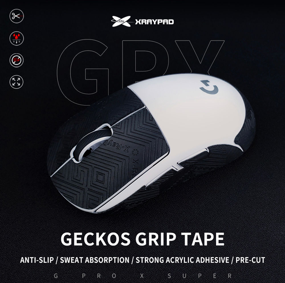 Xraypad Geckos Anti-slip Mouse Grip Tape