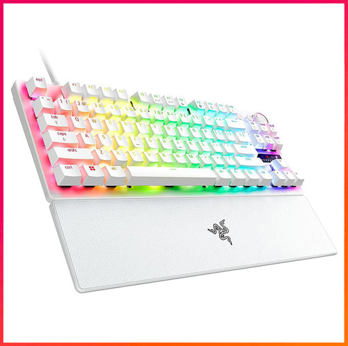 Razer Huntsman V3 Pro Tenkeyless White | Home Gears
