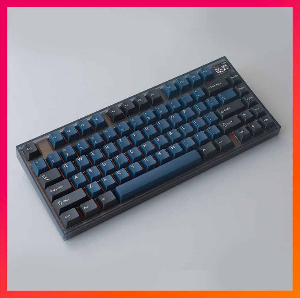 Thumbnail: Keydous NJ81 Display Screen Mechanical Keyboard