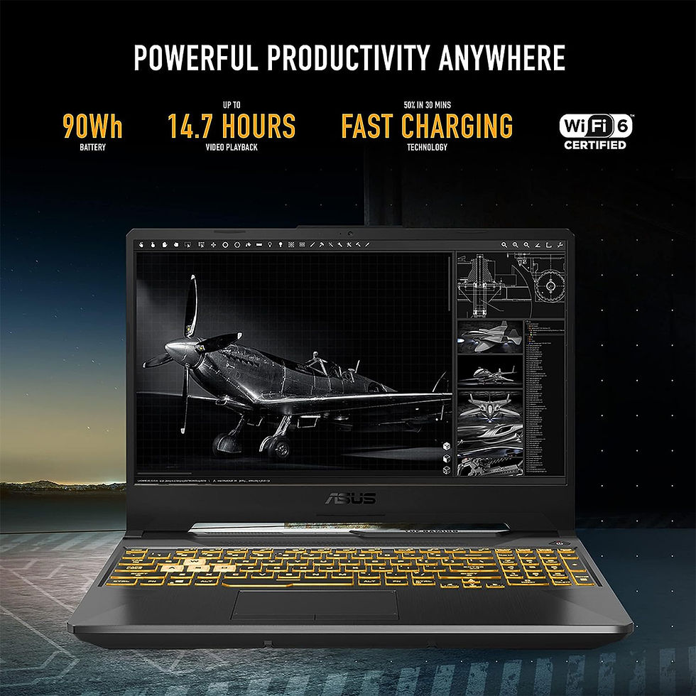 Thumbnail: ASUS TUF GAMING F15- BLACK PLASTIC