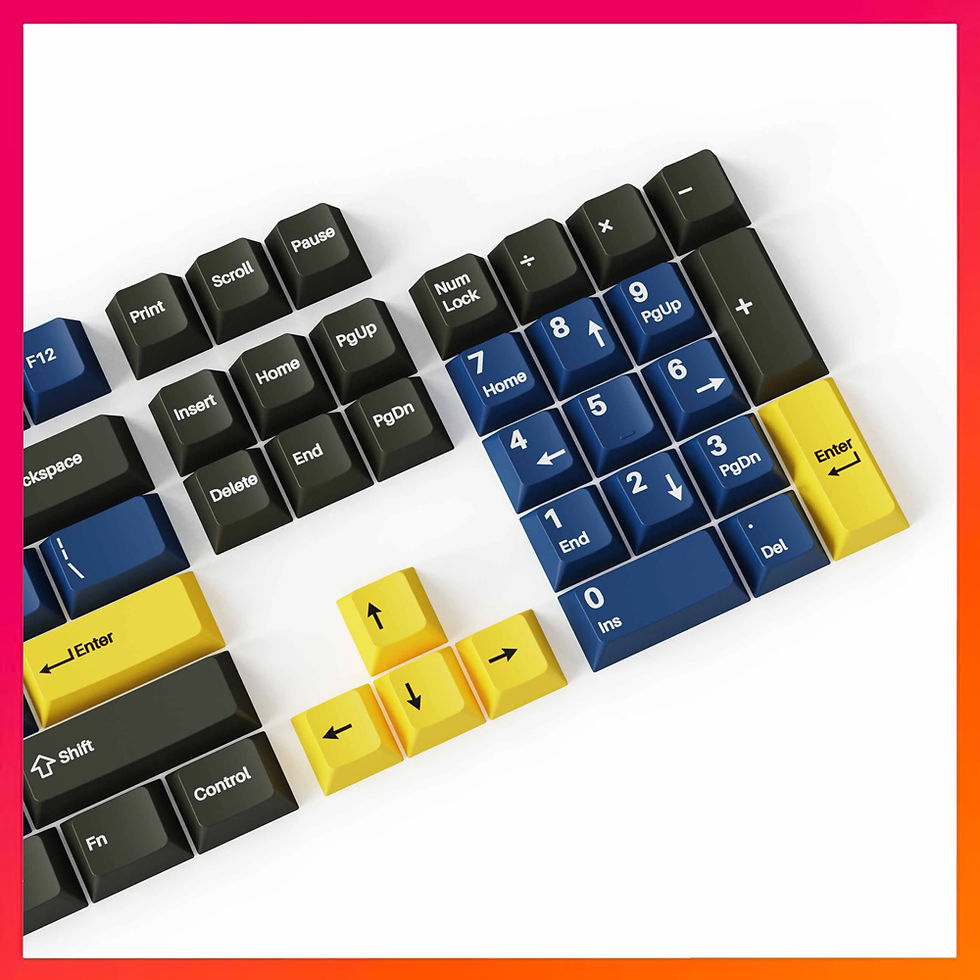 Thumbnail: Cherry Profile Double Shot PBT Full Set Keycaps Royal