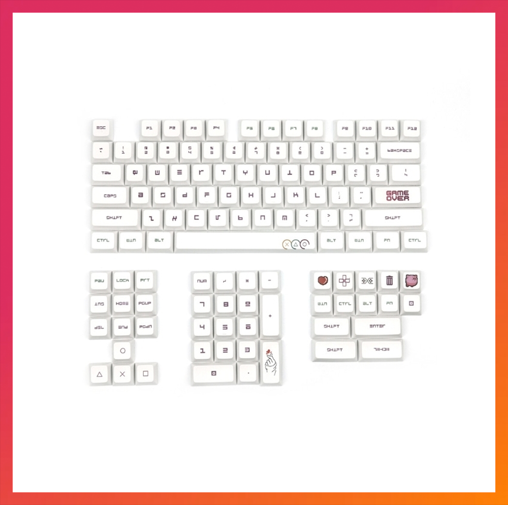 118 Keycaps Video Game Full Set