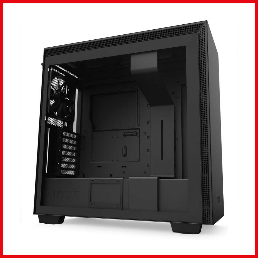 NZXT H710 Mid-Tower Case with Tempered Glass-MATTE BLACK