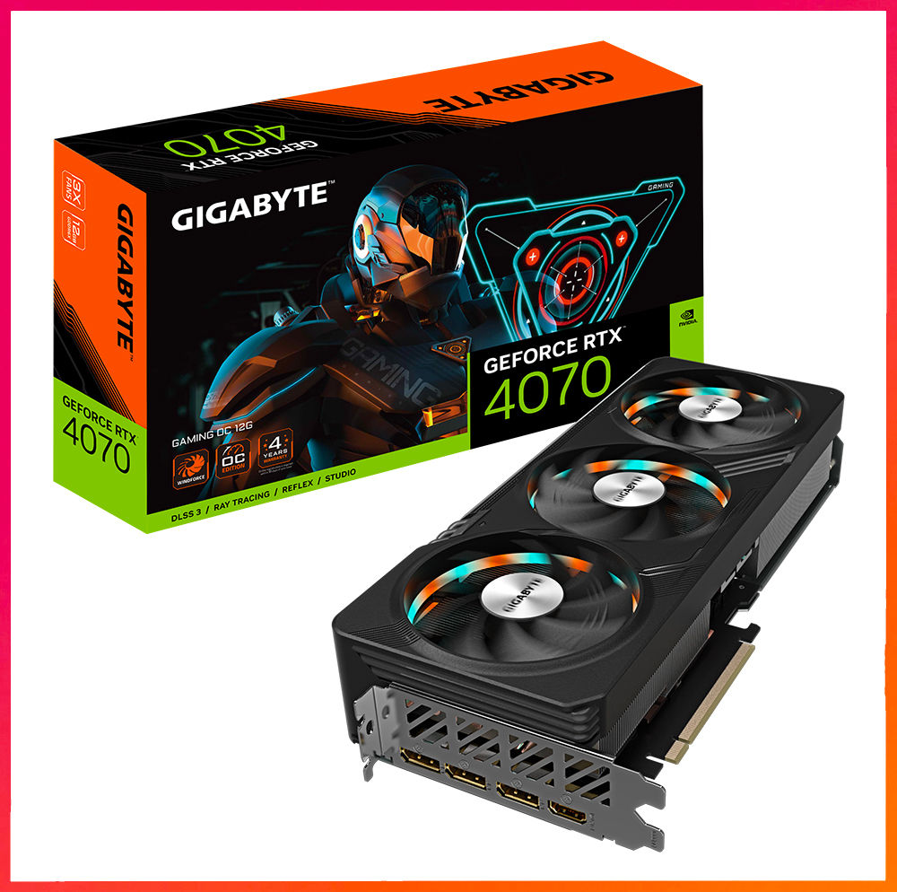 GIGABYTE GeForce RTX 4070 GAMING OC 12G