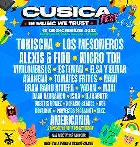 Cartel de Cusica Fest 2023