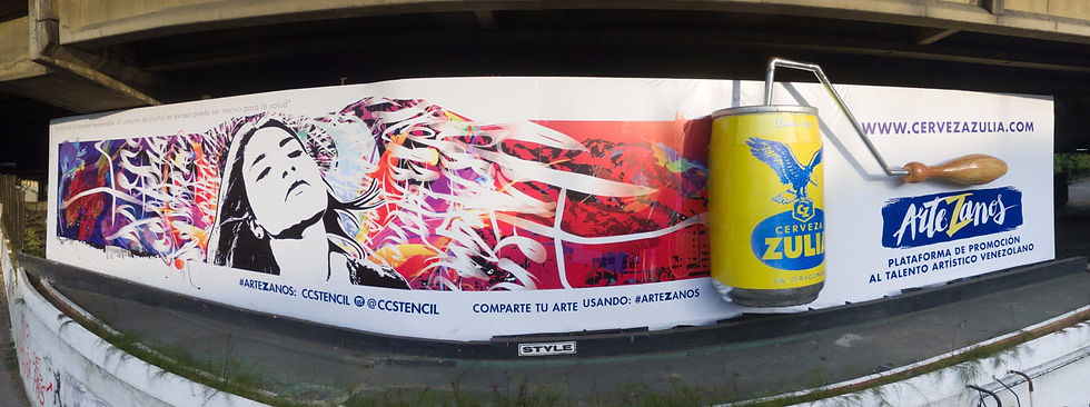 Valla Las Mercedes ArteZanos por CCS Stencil