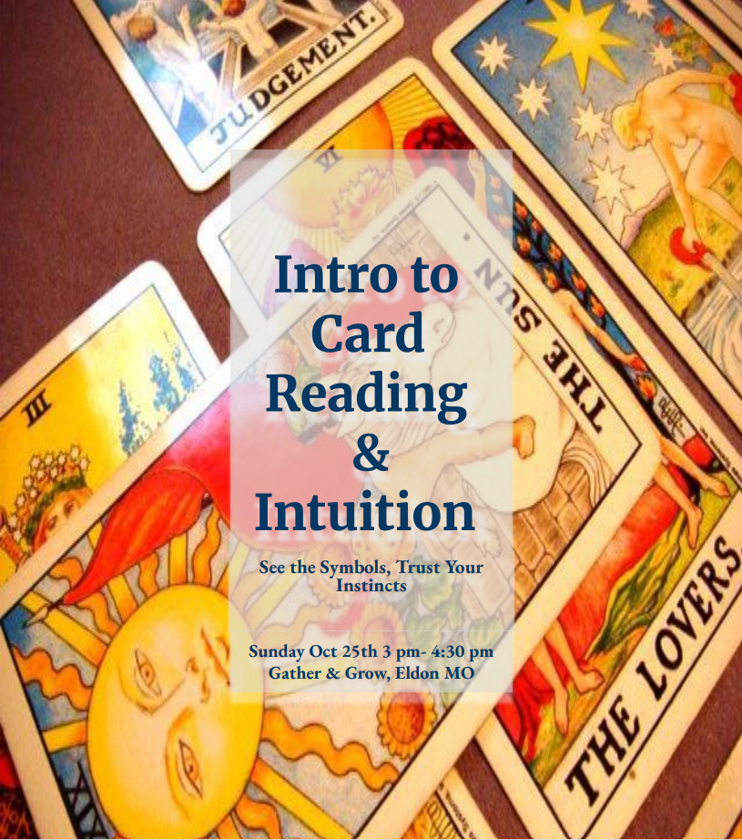 Learn tarot and Lenormand card reading and develop intuition in introductory course