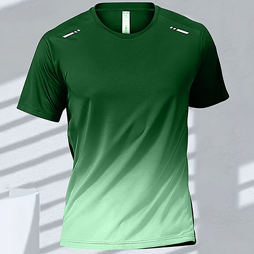 Thumbnail: Men’s Summer Gradient Quick-Dry Sports T-Shirt