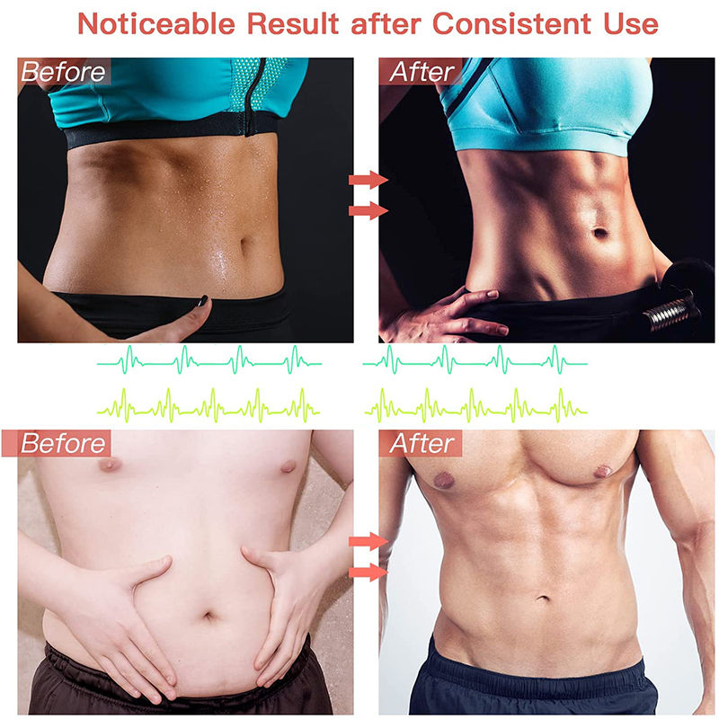 Thumbnail: EMS Abdominal Toning Belt Abs Muscle Stimulator Massage Home Fitness Workout Equ