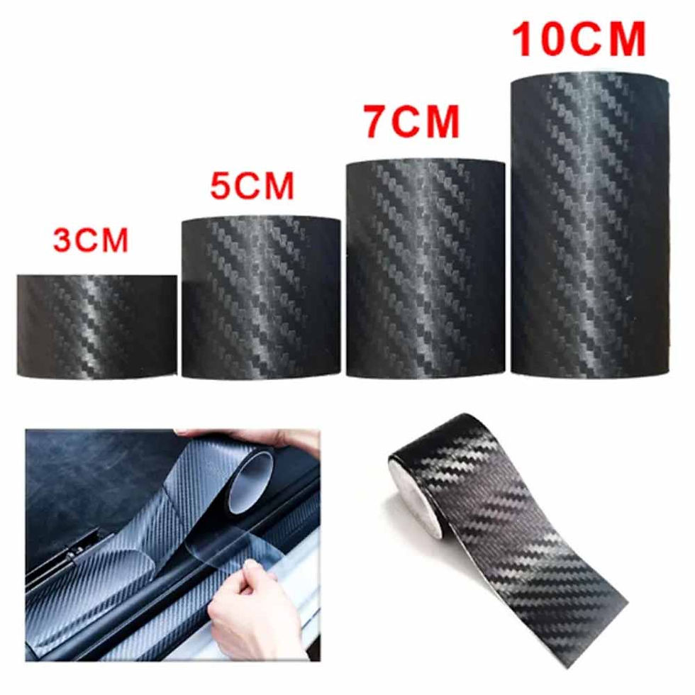 Thumbnail: DIY Bicycle Stickers Carbon Fiber Sticker For Bike Car Sticker Waterproof Door S