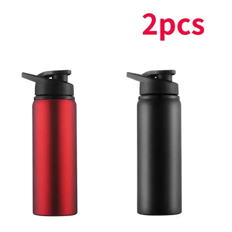 Thumbnail: 1-15PCS Portable Stainless Steel Bicycle Water Bottle Straight Drinking Outdoors
