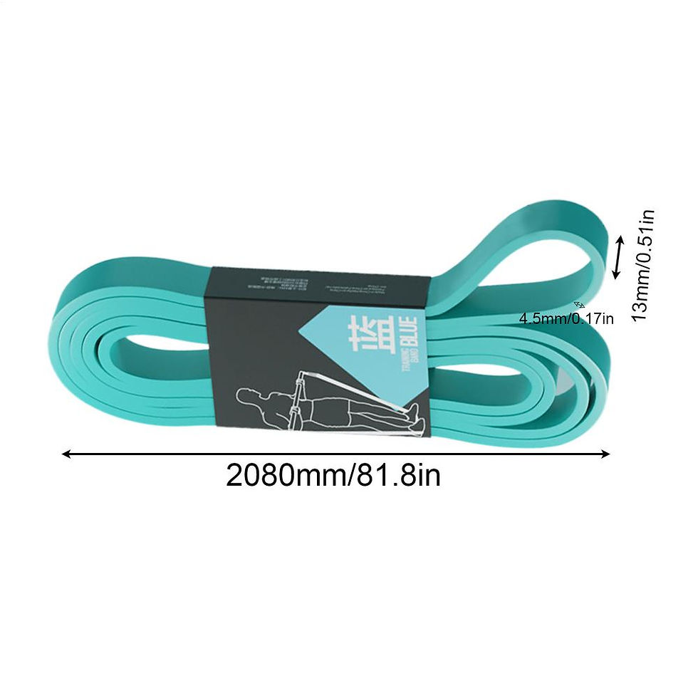 Thumbnail: Workout Resistance Bands Elastic Stretching Strength Training Pull Up Elastic Ba
