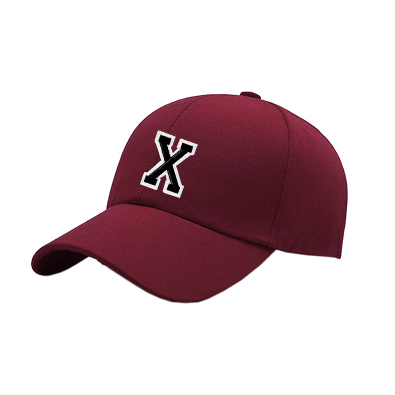 Thumbnail: 1pc Unisex A-Z Letter Pattern Sun-Shading Baseball Hat, Casual Versatile Breatha