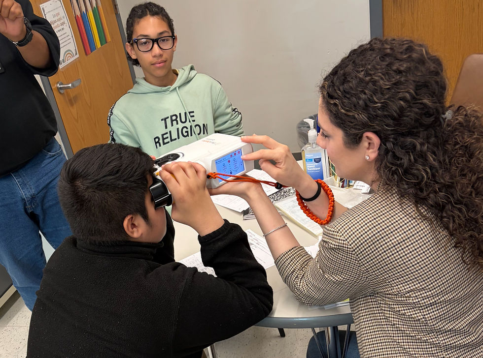 NRC Students Receive Optical Care